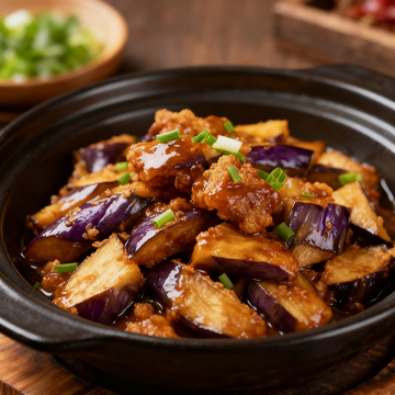 砂锅茄子煲、茄子