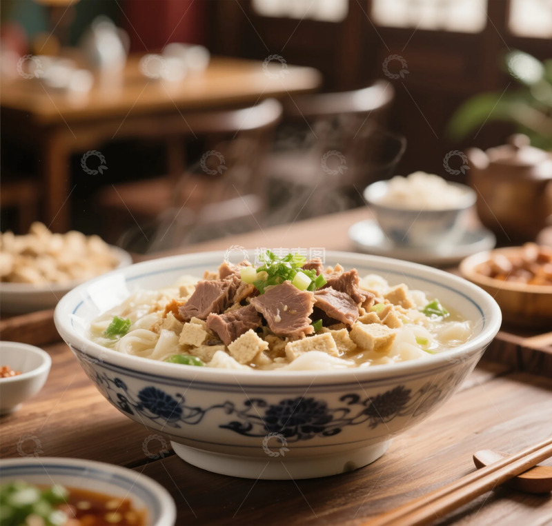 高清大图下载【趣麦麦图】中式餐厅热汤面美食摄影