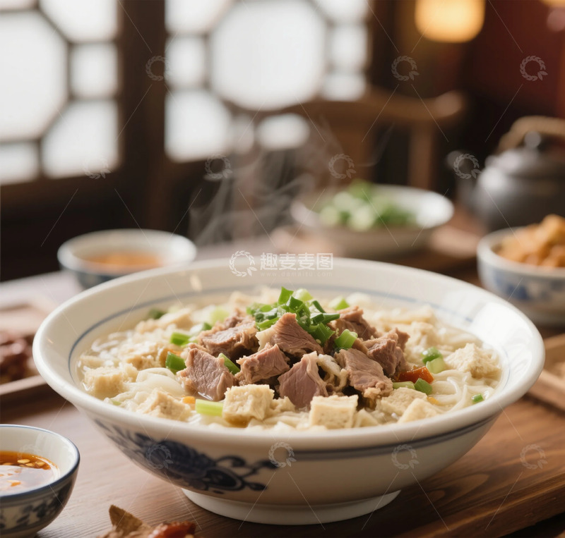 高清大图下载【趣麦麦图】中式热汤面美食摄影