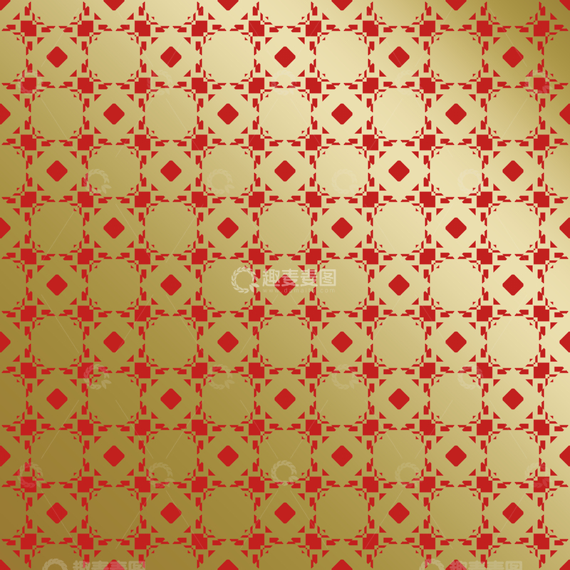 源文件下载【趣麦麦图】红金中式喜庆花纹背景362