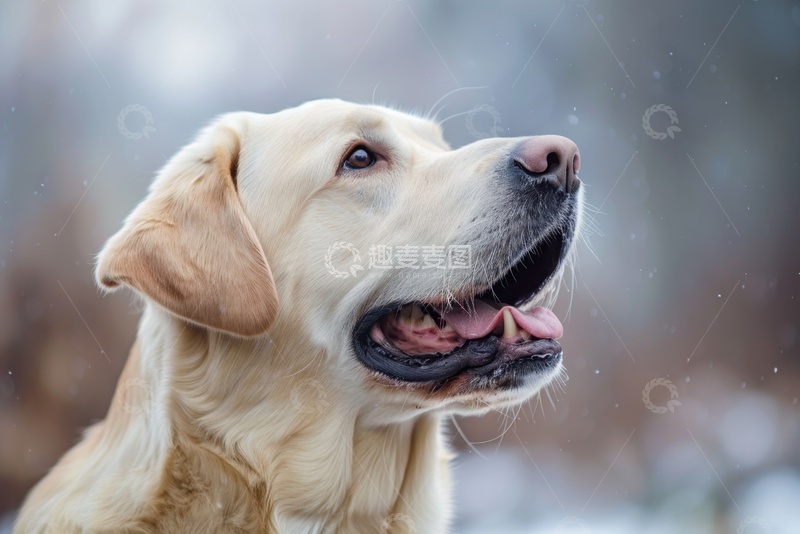 高清大图下载【趣麦麦图】-可爱的宠物狗特写摄影