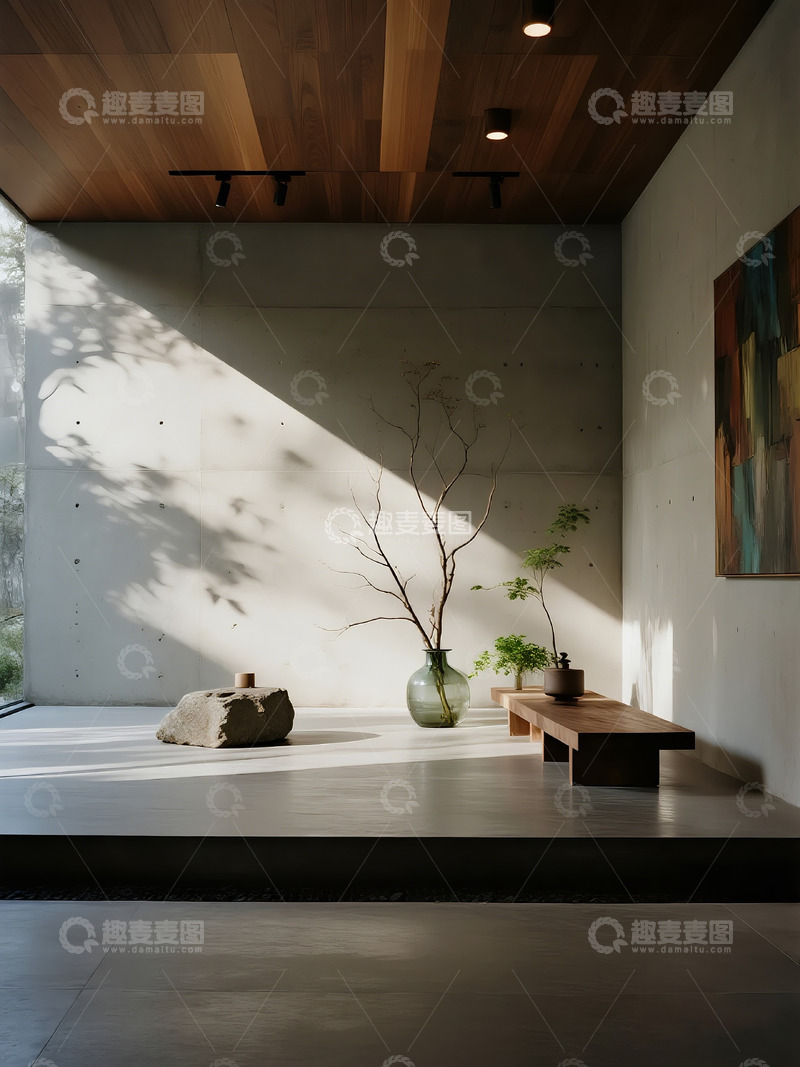 高清大图下载【趣麦麦图】侘寂风格室内空间设计