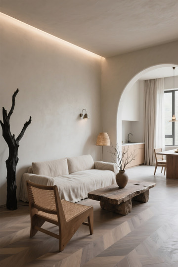 侘寂风客厅室内设计