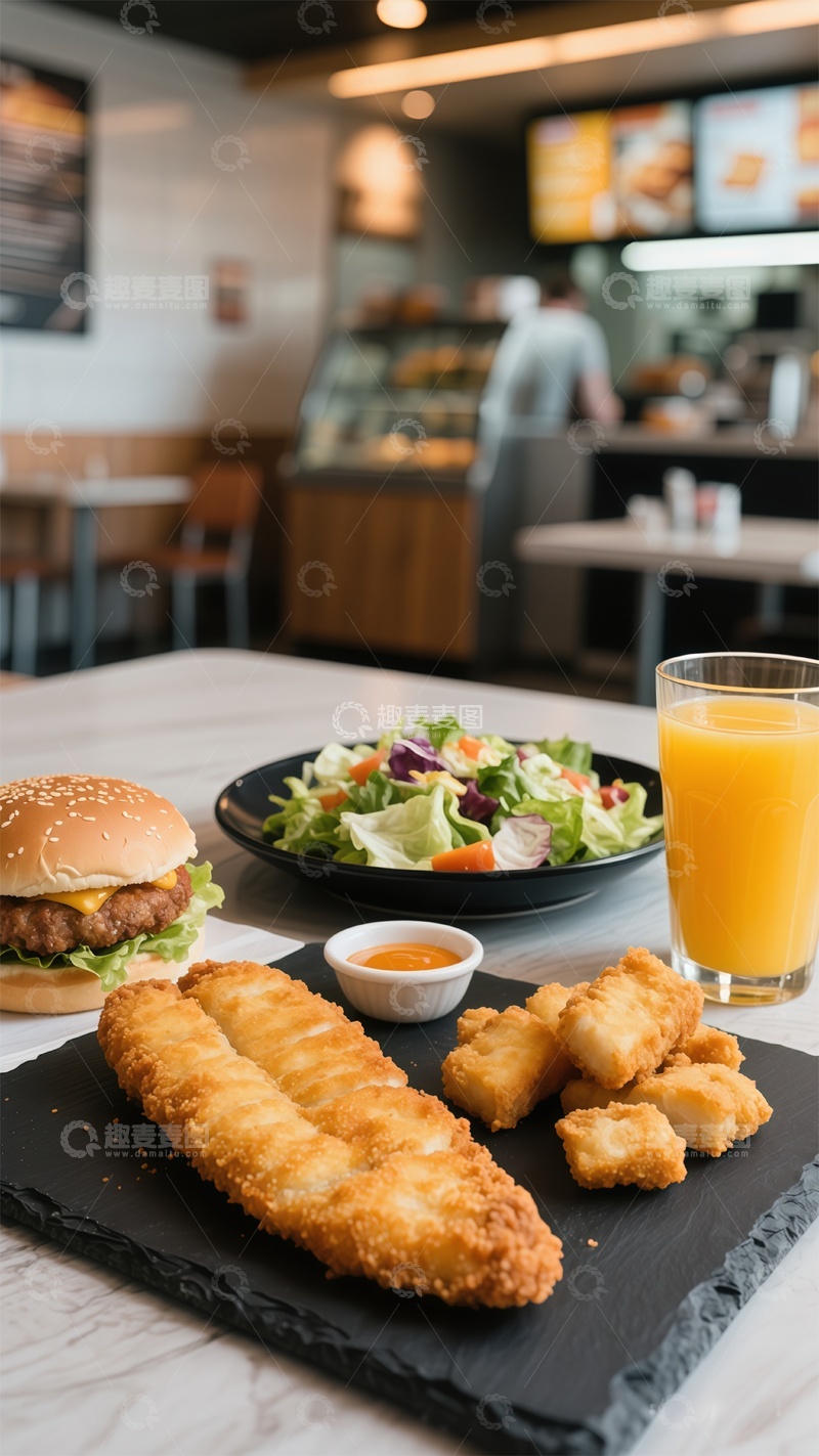 高清大图下载【趣麦麦图】快餐美食套餐摄影图片