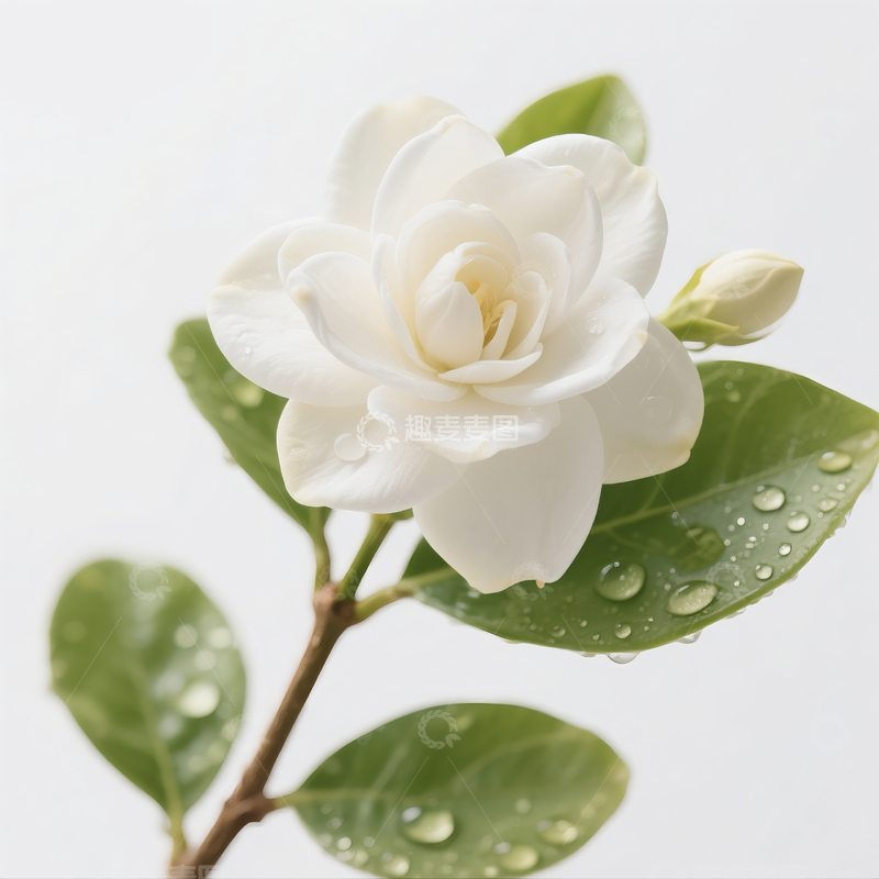 源文件下载【趣麦麦图】茉莉花特写4