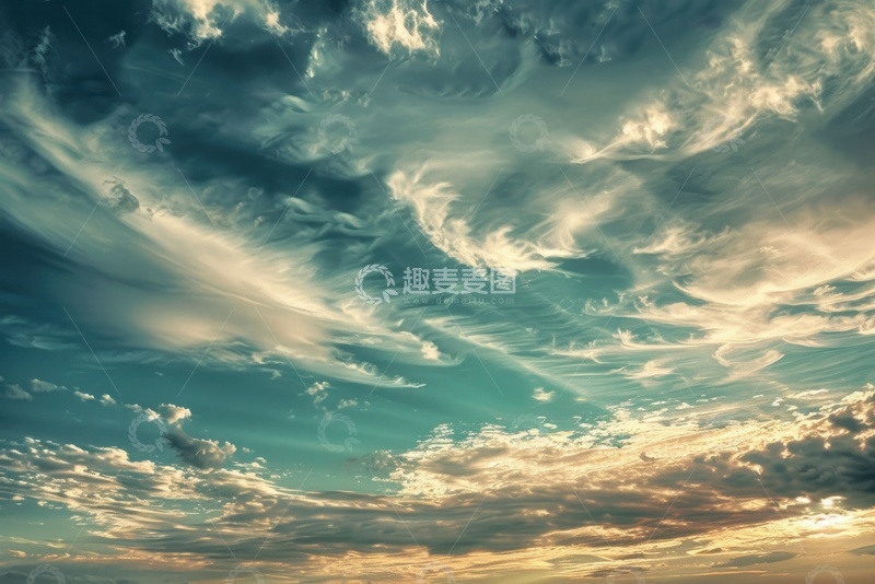 高清大图下载【趣麦麦图】云层云朵蓝天白云