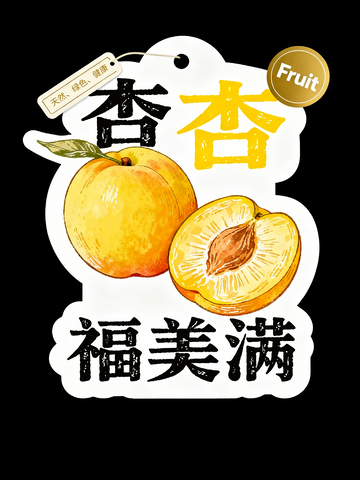 黄色杏子异形卡3