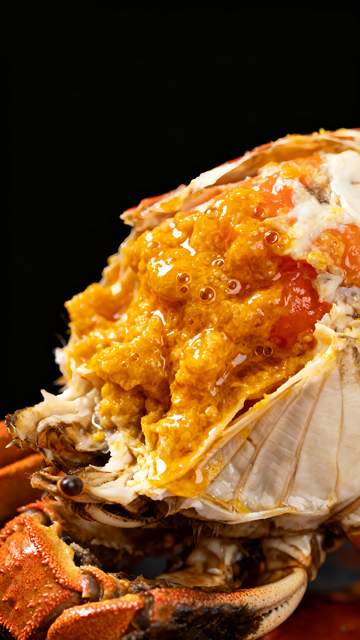 螃蟹膏特写4