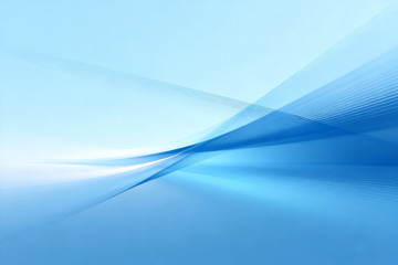 淡蓝水墨曲线现代艺术背景素材