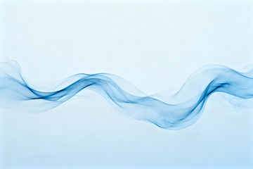 淡蓝丝滑曲线抽象艺术背景素材