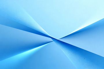 蓝色丝带曲线科技感背景图1