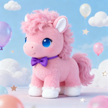 卡通小马玩偶素材