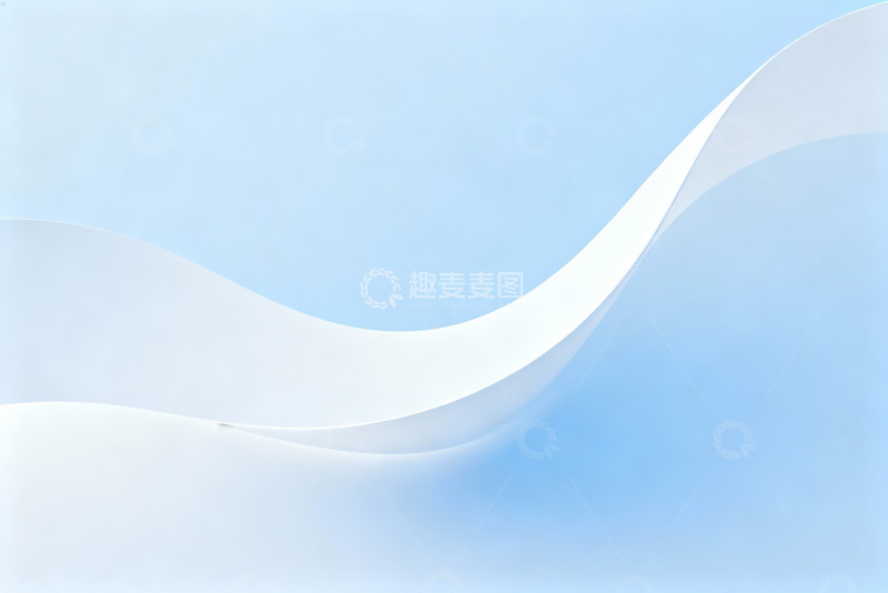 高清大图下载【趣麦麦图】-动感蓝带曲线创意设计背景图