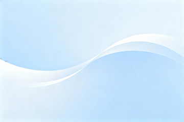 蓝色丝带曲线科技感背景图0