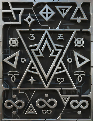 神秘几何图案艺术设计