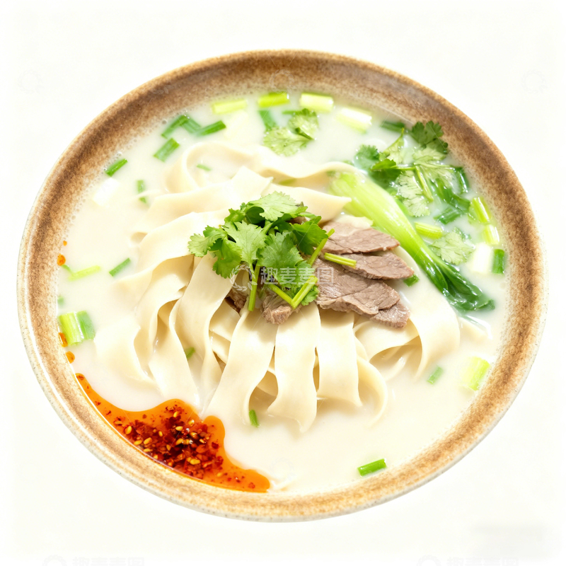 高清大图下载【趣麦麦图】家常面食牛肉面