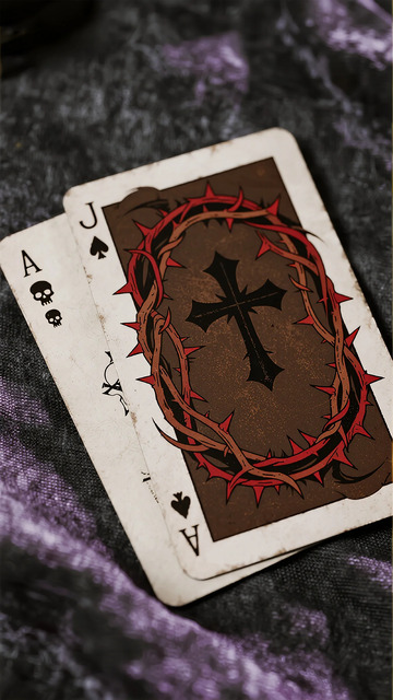 暗黑风格扑克牌设计