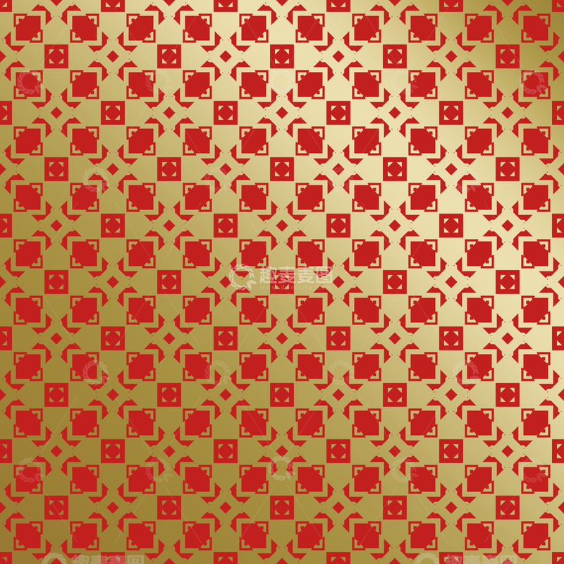 源文件下载【趣麦麦图】红金中式喜庆花纹背景403