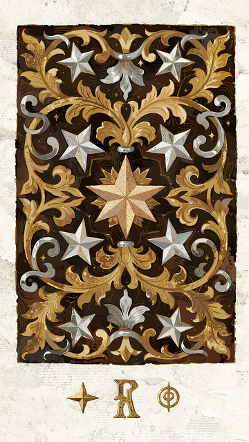 古典花纹扑克牌设计