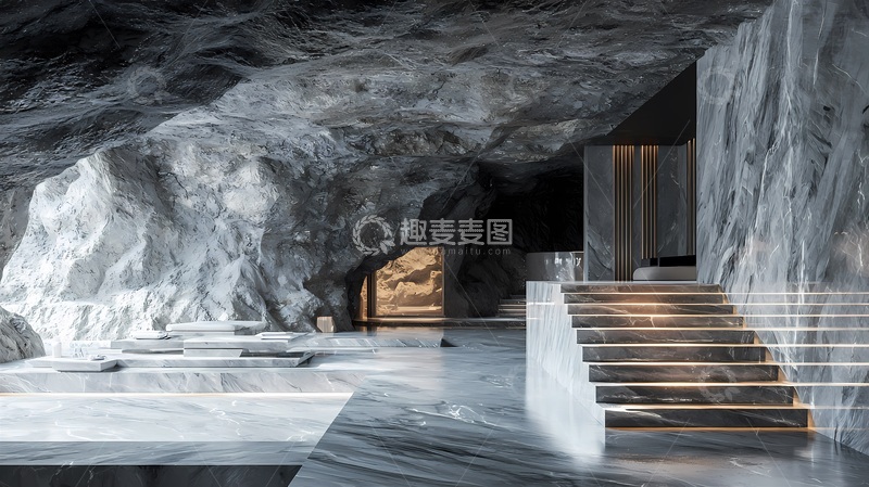 高清大图下载【趣麦麦图】洞穴风格室内设计装修素材