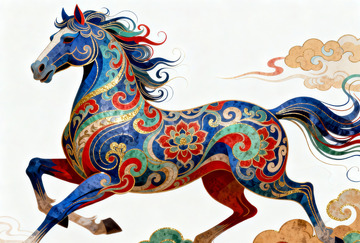 中国传统骏马