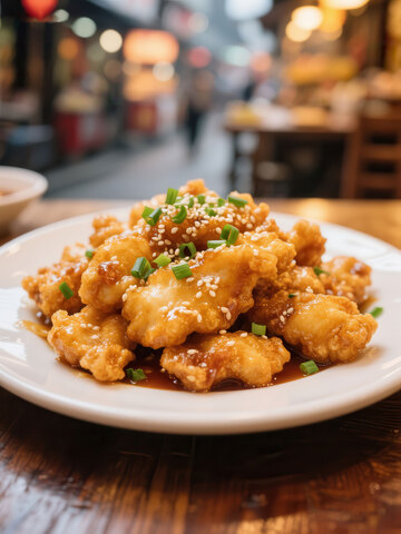 锅包肉  酥脆  呛口 
