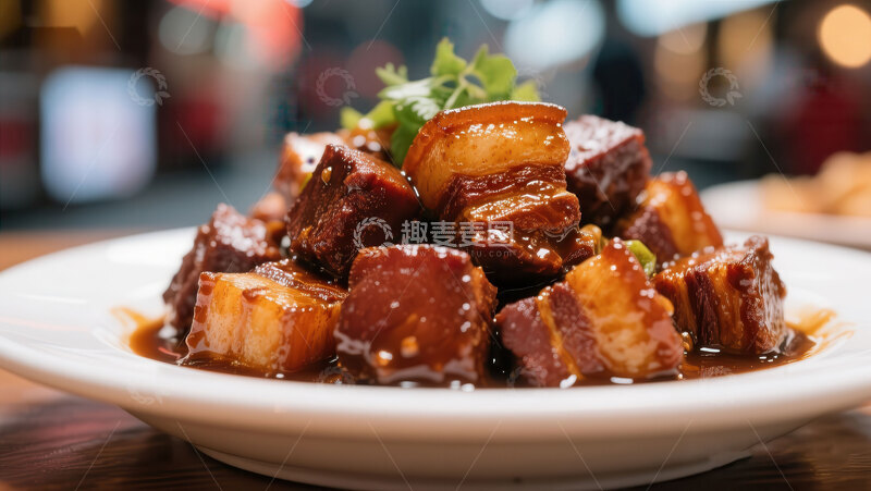 高清大图下载【趣麦麦图】红烧肉  红亮   即化  