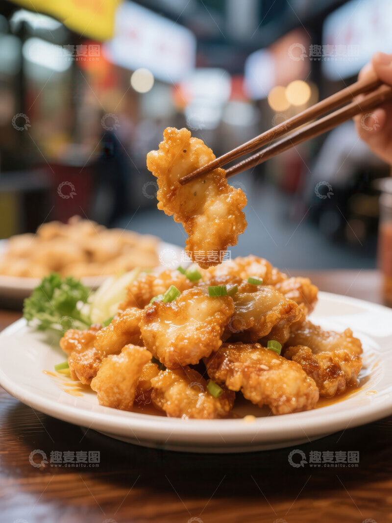 高清大图下载【趣麦麦图】锅包肉  酥脆  橙黄 