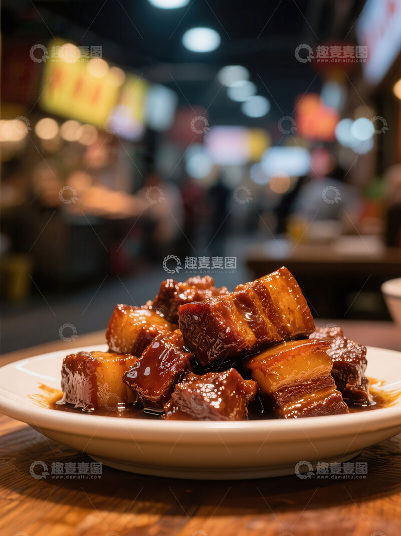 高清大图下载【趣麦麦图】红烧肉  红亮   醇厚  