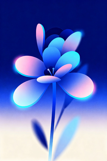 赛博朋克花卉形态1