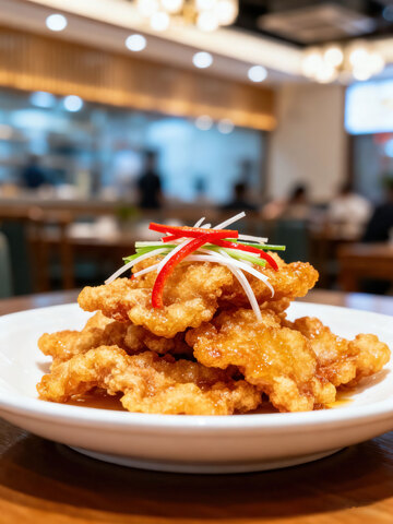 锅包肉  酥脆  特色