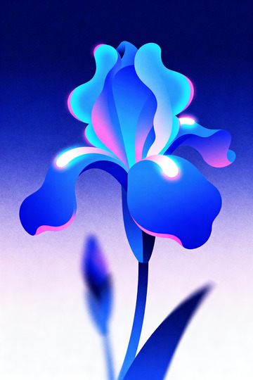 赛博朋克花卉形态2