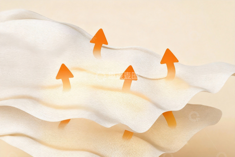 高清大图下载【趣麦麦图】橙网透气布料抽象设计