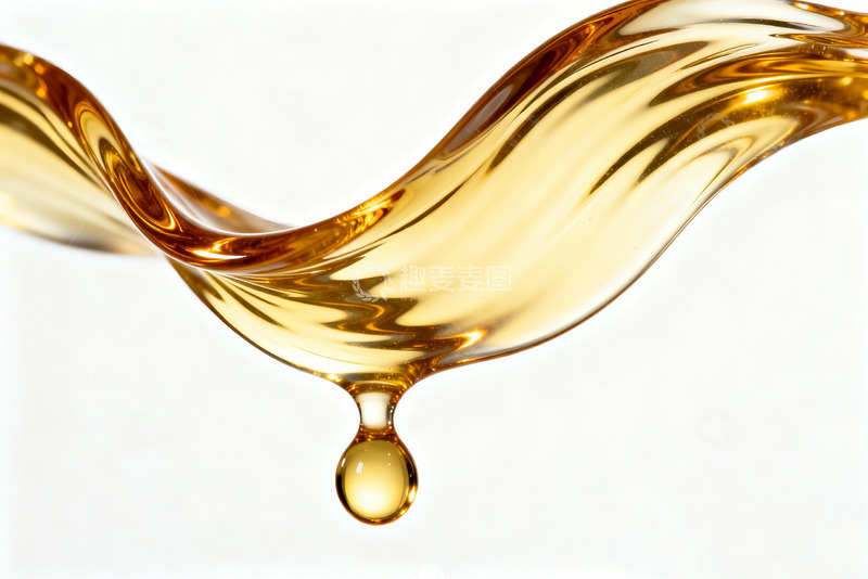 高清大图下载【趣麦麦图】-金色流动液体5