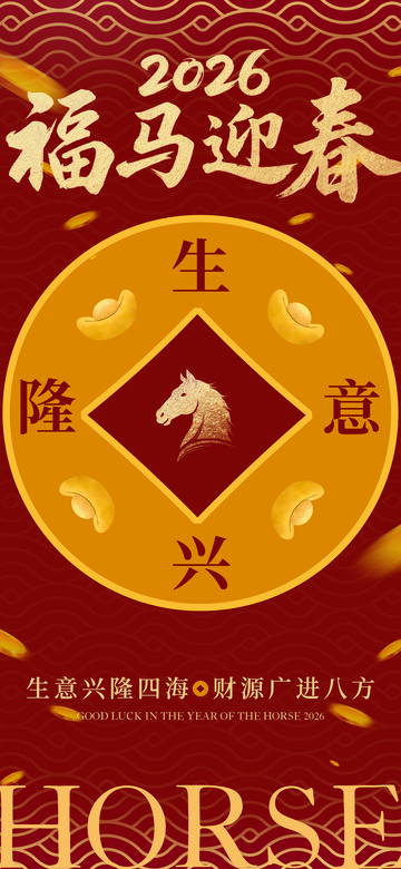 2026福马迎春祝福海报