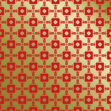 红金中式喜庆花纹背景424