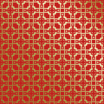 红金中式喜庆花纹背景423