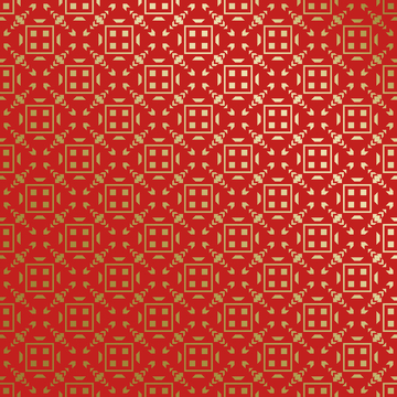 红金中式喜庆花纹背景443