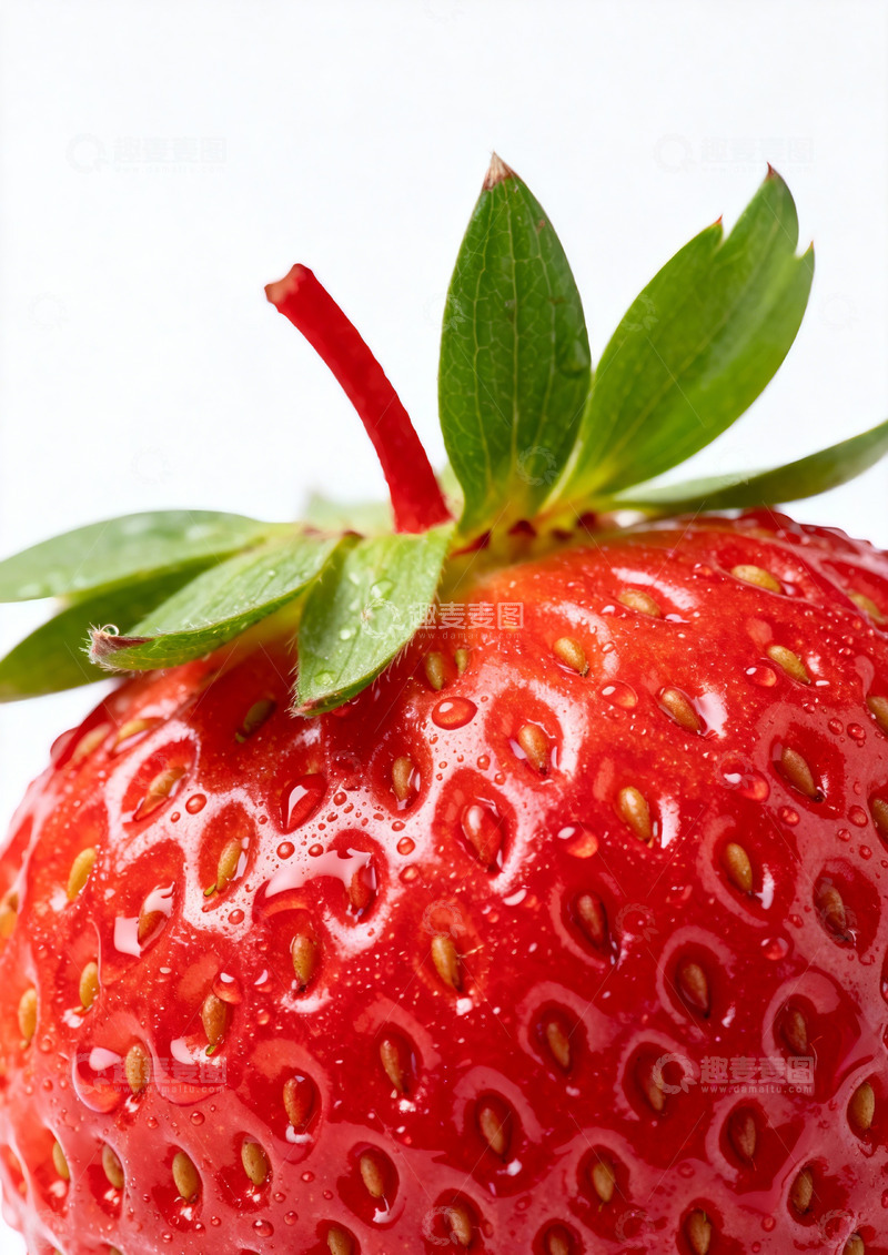 高清大图下载【趣麦麦图】-草莓的特写照片2