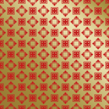 红金中式喜庆花纹背景438