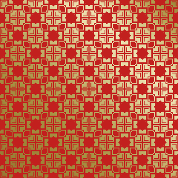 红金中式喜庆花纹背景447