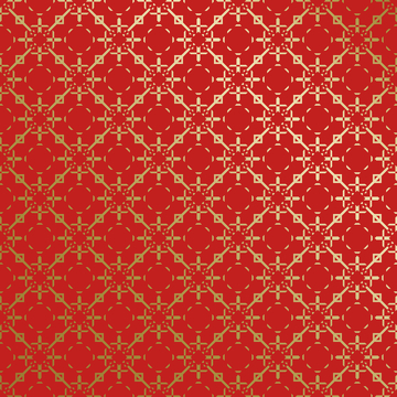 红金中式喜庆花纹背景441