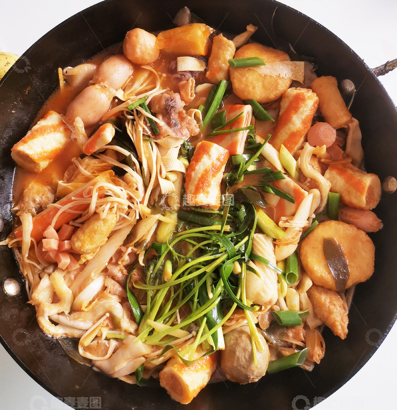 高清大图下载【趣麦麦图】番茄火锅丸子