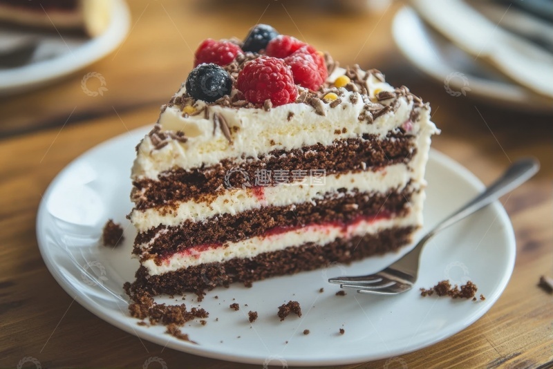高清大图下载【趣麦麦图】夹心奶油蛋糕