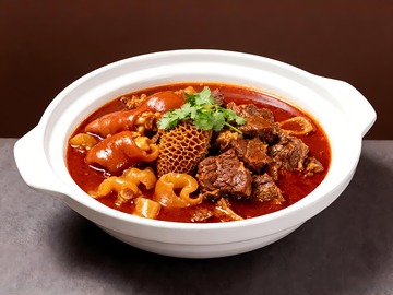 砂锅红烧牛三宝