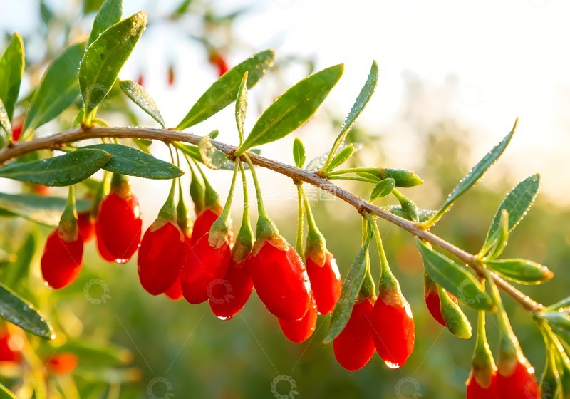 高清大图下载【趣麦麦图】枸杞鲜果养身