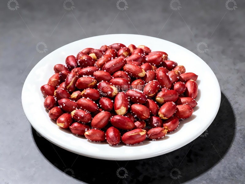 高清大图下载【趣麦麦图】一盘炸花生豆
