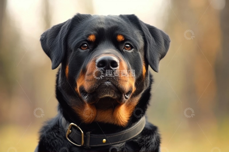 高清大图下载【趣麦麦图】一只黑色的猎犬