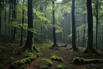 树林森林自然美景