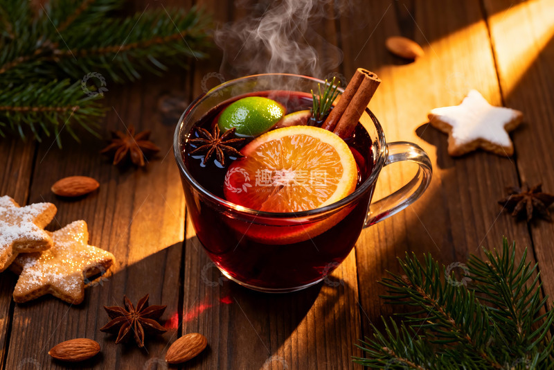 高清大图下载【趣麦麦图】热红酒特写镜头2